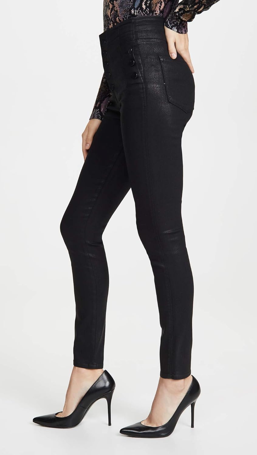 j brand natasha sky high coated skinny jeans