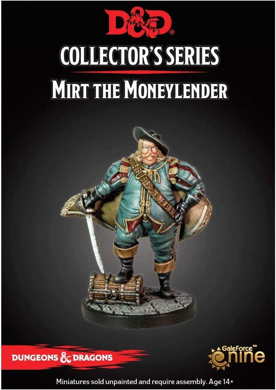 Gale Force Nine D&D Dragon Heist: MIRT The MONEYLENDER Collector's Series Miniature