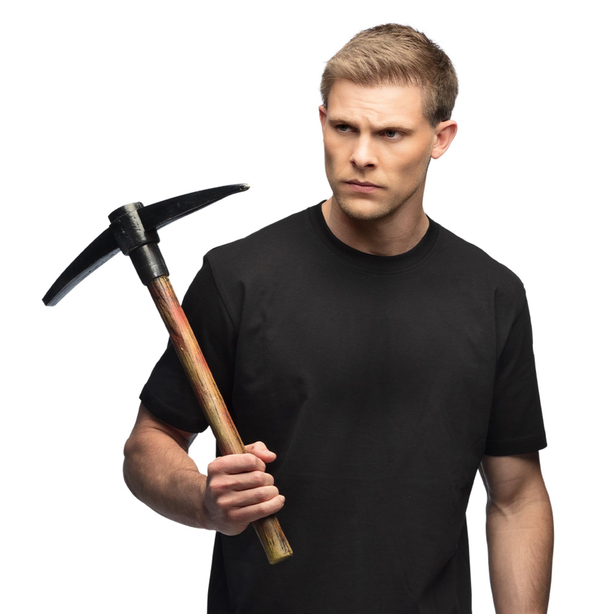 Boland 72068 Pickaxe for Fancy Dress Costumes, Length 51 cm, Decoration, Costume Accessory for Carnival or Halloween, Toy Weapon