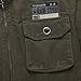 H.T.Niao Jacket8201C1 Men 's Fashion Slim Collar Jackets(Army Green,Size XL)