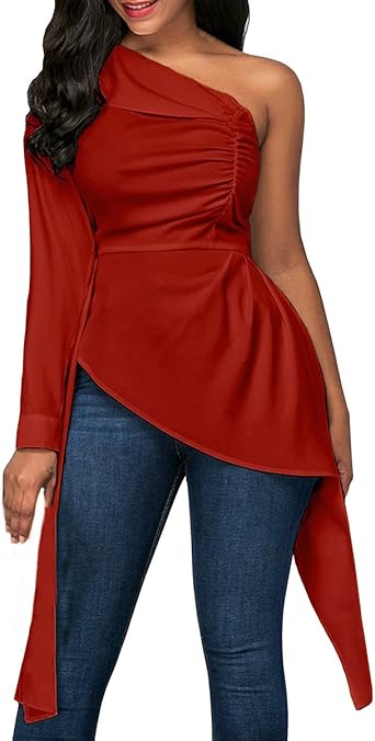 blusas asimetricas elegantes