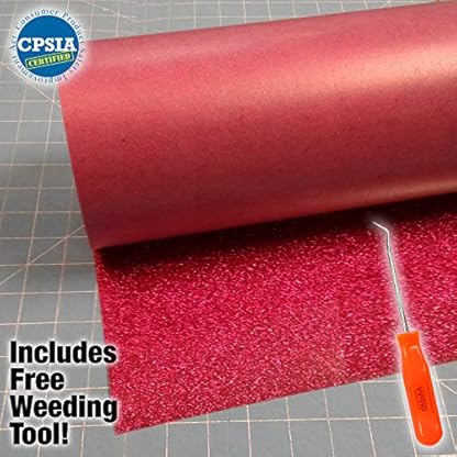 Siser Glitter Hot Pink Easyweed Heat Transfer Craft Vinyl Roll