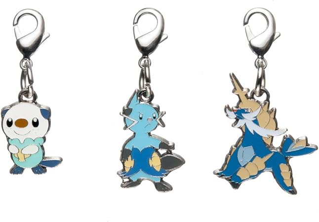 Amazon ポケモンセンターオリジナル 全国ずかんメタルチャーム501 502 503 アニメ 萌えグッズ 通販