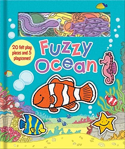 Fuzzy Ocean (Soft Felt Play Books) Board book โ April 1, 2017