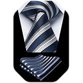 Enlision Boys Tie Kids Necktie with Pocket Square Set Ties for Boy Formal Neck Strap Youth Tie for Kids Party School
