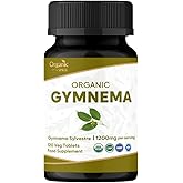 ORGANIC SPREE Gymnema 120 Tablets – USDA Organic Gymnema Sylvestre Supplement