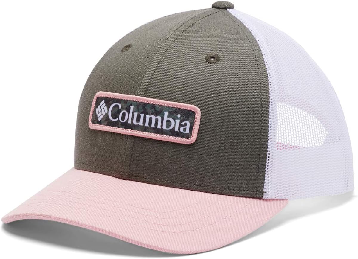 Columbia Kids' Little Boys' Snap Back Hat, Stone Green/Faux Pink, One Size: Clothing