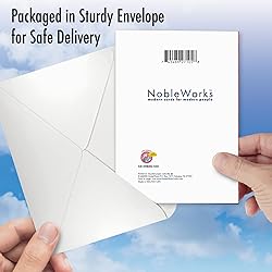 NobleWorks Funny Birthday Greeting Card with 5 x 7