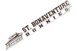Desert Cactus St. Bonaventure University Bonnies Bonas SBU Name Logo Vinyl Decal Laptop Water Bottle Car Scrapbook (8 Inch Sticker)