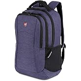 SwissGear 5668 Laptop Backpack, Navy Heather, 18.25 In