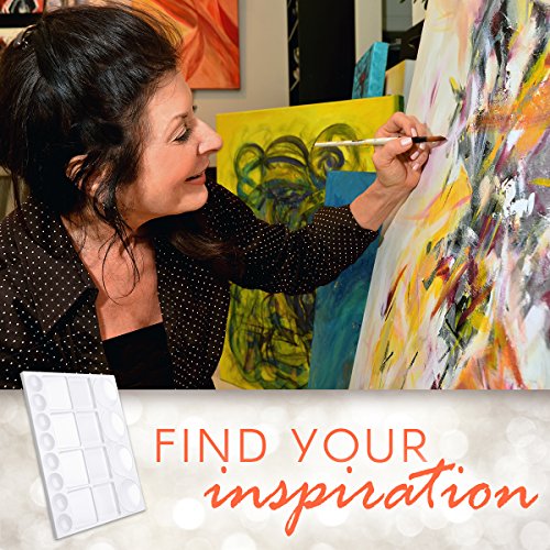 2 Darice+97789+13+Inch+by+10+Inch+20+Well+Palette