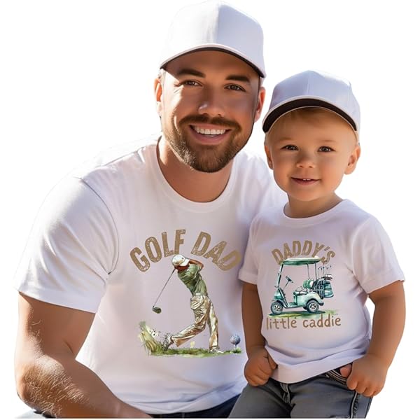 best father son matching golf shirts
