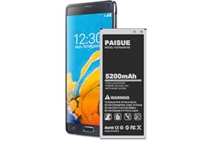 LCLEBM [5200mAh] Galaxy Note 4 Battery, Upgraded High Capacity Replacement Battery for Samsung Galaxy Note 4 N910 N910U N910V N910T N910A N910P Note 4 Battery