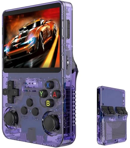 Consola Retro R36S Con 25.000 Juegos Y 26 Emuladores – Pantalla IPS De 3.5″, Batería De Larga Duración Y Almacenamiento Ampliable