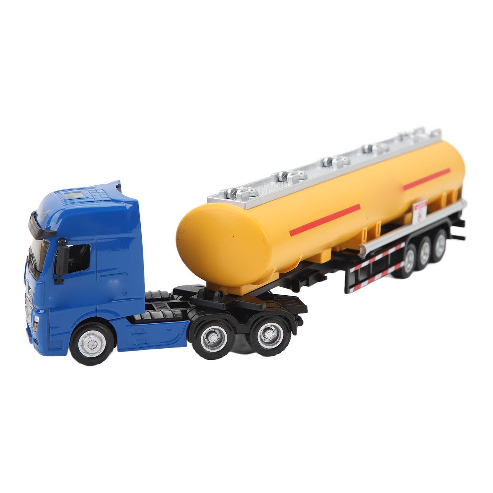 Acouto Oil Tanker Truck :50 Tractor Trailer Toy Transport Vehicles Truck Model Toys for Boys Gifts Yellow Fall Oil This Made Alloy Tanker TruckTank ToysOil Play (Yellow)