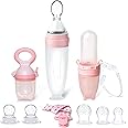 Termichy Baby Fruit Feeder Pacifier: Self Feeding Baby Food Feeder for Teething Relief - Squeeze Baby Food Dispensing Spoon
