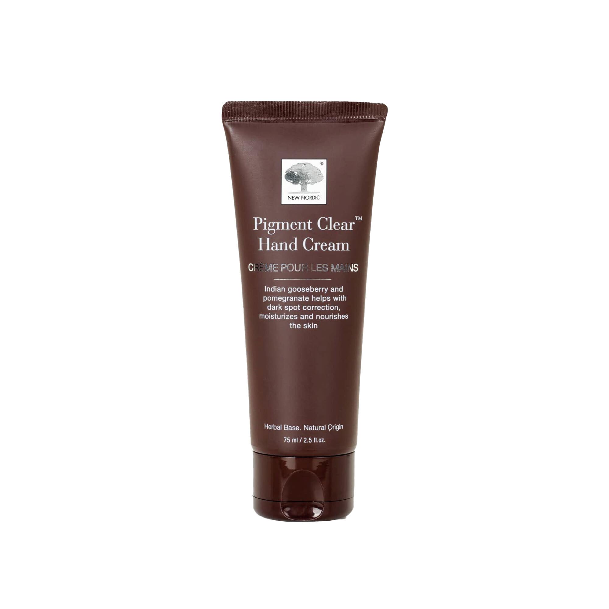 New Nordic Pigment Clear Hand Cream - Fast Absorbing Nourishing Formula for Visible Dark Spot Reduction & Moisturised Hands - 75ml