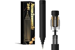 LONGESISM Mini Precision Screwdriver Tool Set: 22-in-1 Small Magnetic Star Torx Screwdriver Set Kit for Electronics PC Computer Laptop Glasses Watch Ring Doorbell, Christmas Stocking Stuffers Gifts for Men Him