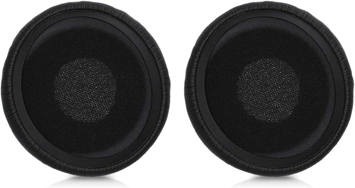kwmobile 2x Earpads Compatible with AKG N60NC Wired PU Leather