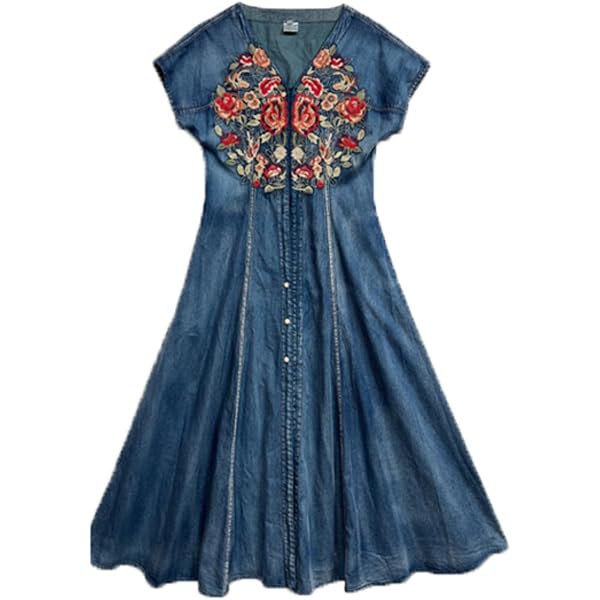 champagne plus size dress Generic Women's Casual Denim Sleeveless Dress (Blue) – TheShopOraStore