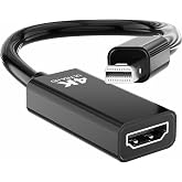 Arvitek Mini DisplayPort/Mini DP/Thunderbolt 2 to HDMI Adapter 4K@60Hz,1pcs | High Speed, Uni-Directional, Compatible for MacBook Air/Pro, Microsoft Surface Pro/Dock, Monitor, Screen, Projector,Plug&amp;Play