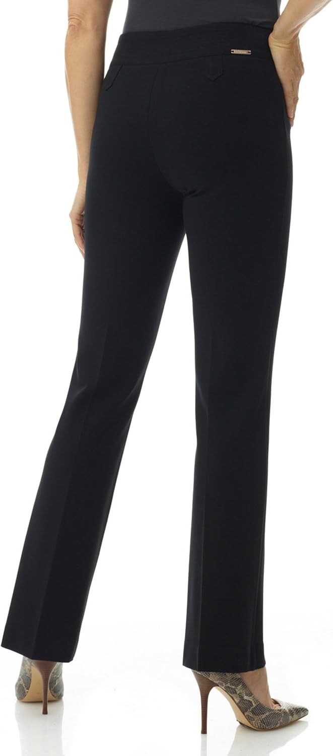 Rekucci Women's Secret Figure Pull-On Knit Bootcut Pant w/Tummy Control at  Women’s Clothing store