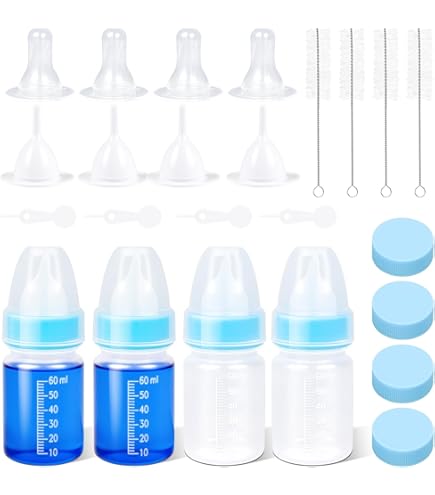 Newborn Animal Care Pet Feeding Bottle & Syringe Set For Newborn Puppies Kittens 2 Bottles 6 Syringes T 877503