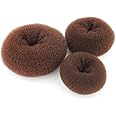 AnHua 3PCS(1Large+1Middle+1Small) Women Lady Girls Hair Bun Maker Styler Rings Donut Buns Doughnut Shaper Shaping Tool Chigno