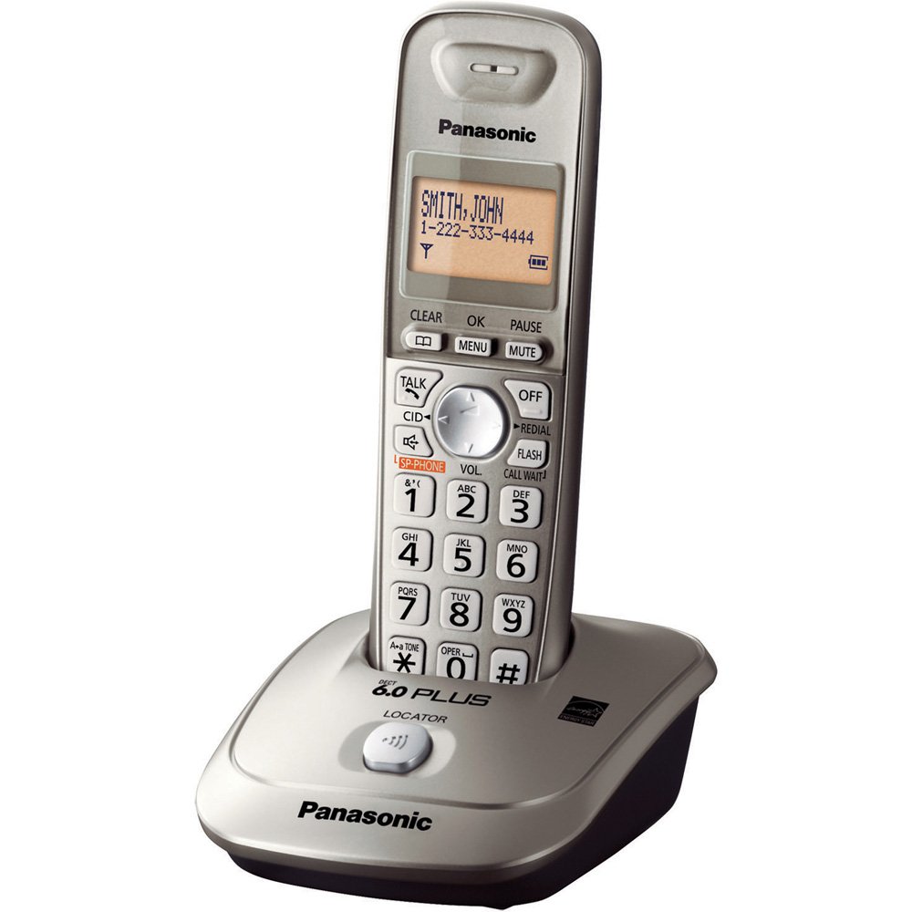 Amazon.com : Panasonic KX-TG4011N DECT 6.0 PLUS Expandable Digital Cordless  Phone, Champagne Gold, 1 Handset. : Telephone Headsets : Office Products