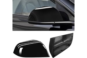 Jaronx Compatible with Tesla Model 3 Side Mirror Cover Replacement 2017 2018 2019 2020 2021 2022 2023 2024 2025, Passenger Door Wing Rear View Mirror Cover Caps for Tesla Model 3 Accessories(Black)