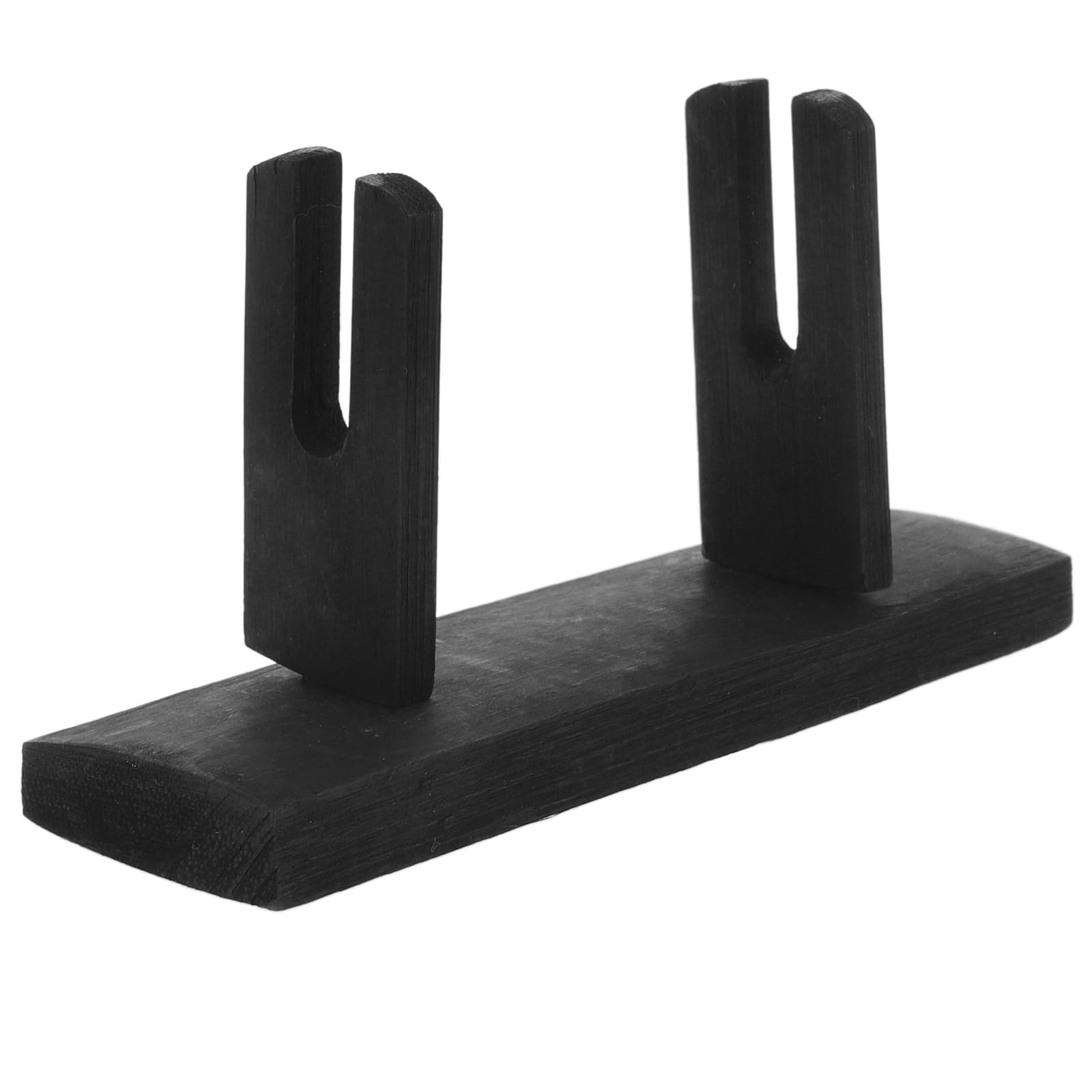 Japanese Fan Stand Vintage Wooden Chinese Fan Display Base Elegant Black Display Stand for Home Room Decor