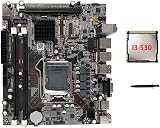 Wresetly H55 Motherboard LGA1156 DDR3 + Core i3 530 CPU & Thermal Grease Bundle view 1