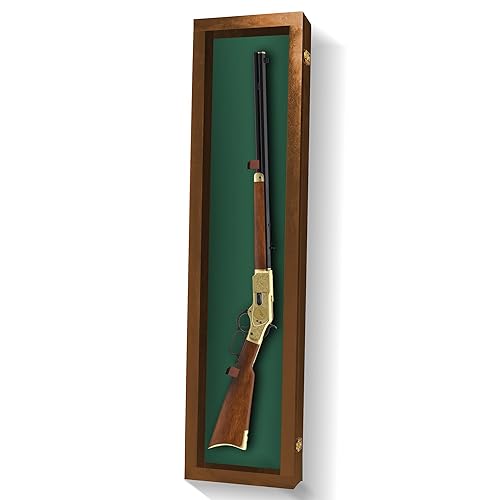 PENNZONI Gun Display Case - Lockable Rifle Display Case - Gun Cabinets ...