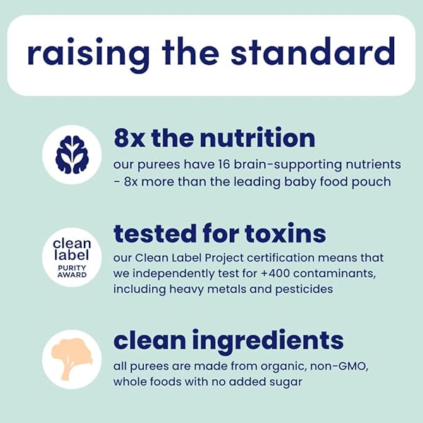 CEREBELLY BABY FOOD POUCHES – ORGANIC VEGGIE PUREES FOR TODDLERS | NO ADDED SUGAR, FIBER, NON-GMO | BLENDED TODDLER POUCHES | 4 OUNCE BPA-FREE POUCH | SPINACH APPLE SWEET POTATO | 1 COUNT