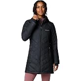 Columbia Women&rsquo;s Heavenly Long Hooded Jacket | Water-Resistant, Insulated, Fleece Lined Hood, Extended Fit Available