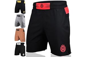 MoneyFyte MMA Shorts & BJJ Shorts Men, UFC Grappling Fight Shorts for Boxing, Kickboxing, Muay Thai 7" Cross Training Workout