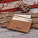Augus leather Card Holder Front Pocket Wallet with RFID Blocking