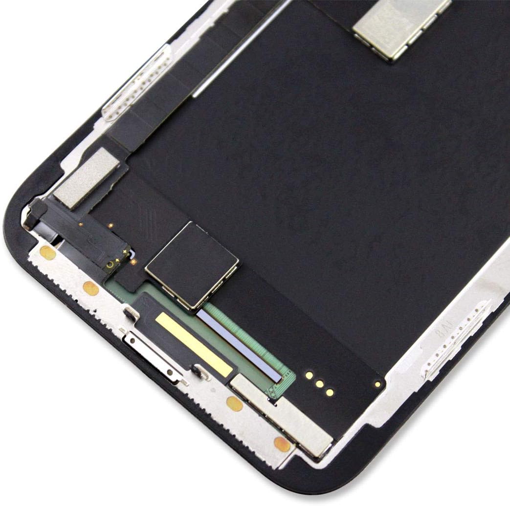 Ace Tech Compatible with iPhone X LCD Screen Replacement 5.8 Inch (Model A1865 A1901 A1902) Touch Screen Display digitizer Repair kit Assembly with Complete Repair Tools and Screen Protector