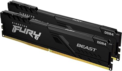 Kingston FURY Beast 64GB (2x32GB) 3200MHz DDR4 CL16 Desktop Memory Kit
