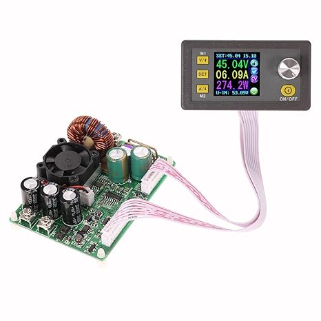 KKmoon LCD Digital Programmierbares Konstantes Spannung Strom Step-down Spg.Versorgungsteil-Modul DC 0-50.00V/0-15.00A¡­