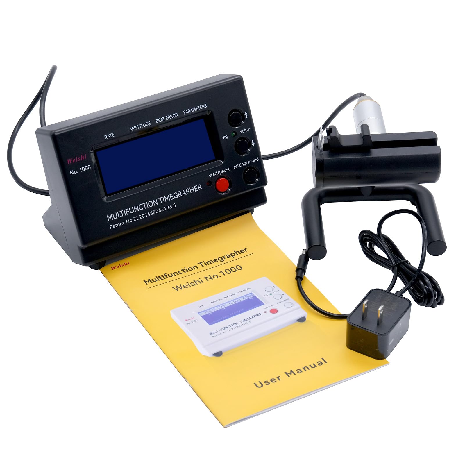 YaeTek Watch Tester Multifunction Timegrapher No.1000 Watch Timing Machine Watch Calibration Tool for Mechanical Watches