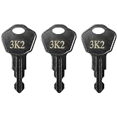 Niahm Sentry Safe Replacement Keys Model 1100-Codes 3K2 for Sentry Safe Key (Key 3K2)(3 Pcs)