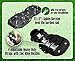 Premium Nylon Heavy Duty Lawn Aerator Shoes - 4 Adjustable Straps and Metal Buckles - Nylon Aerating Sandals with Zinc Alloy Buckles - Extra Spikes and Bonus Wrench Included