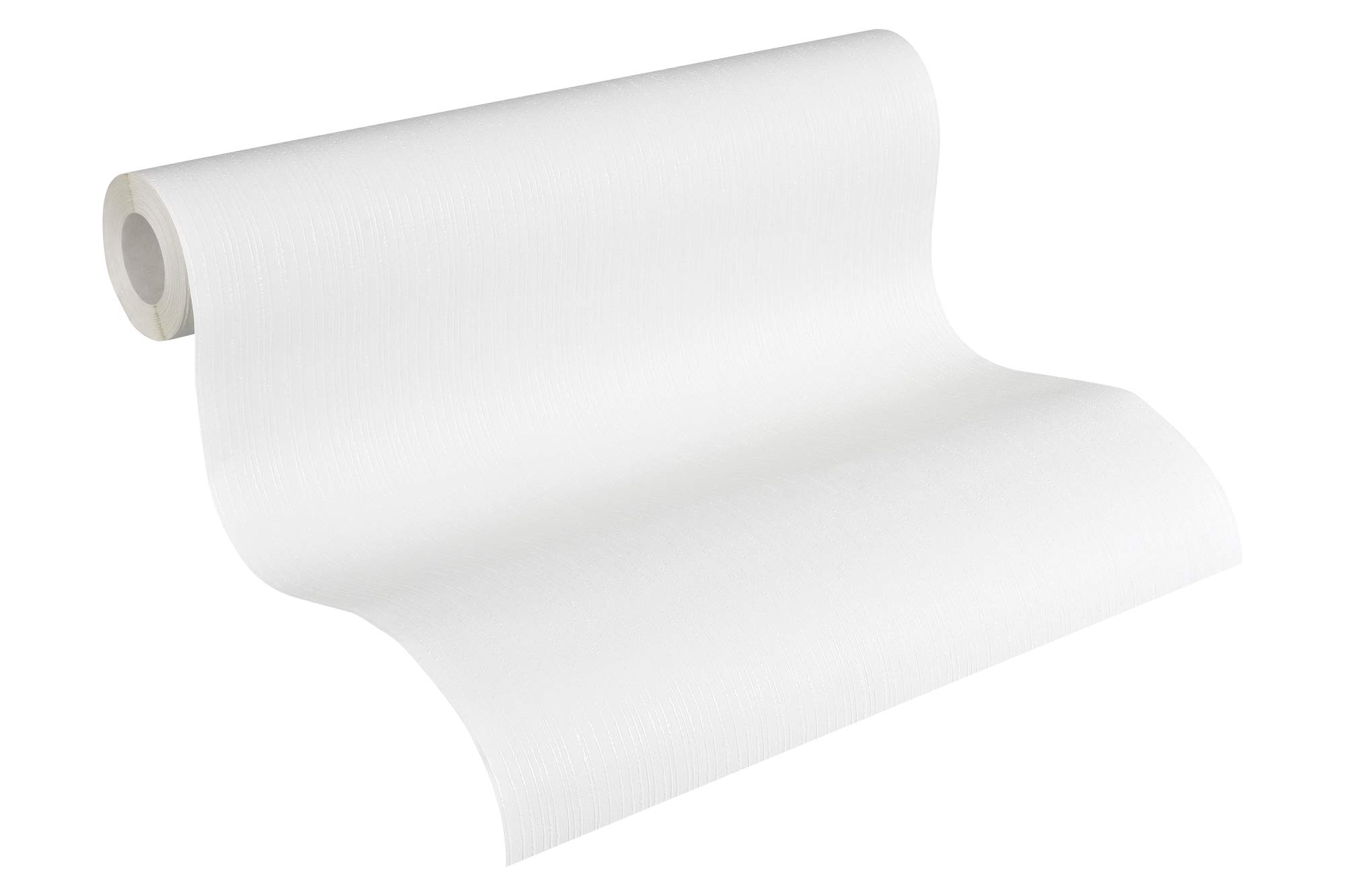 A.S. Création Paintable Non-Woven Wallpaper 10.05 x 0.53 m Made in Germany 563019 5630 White – 19