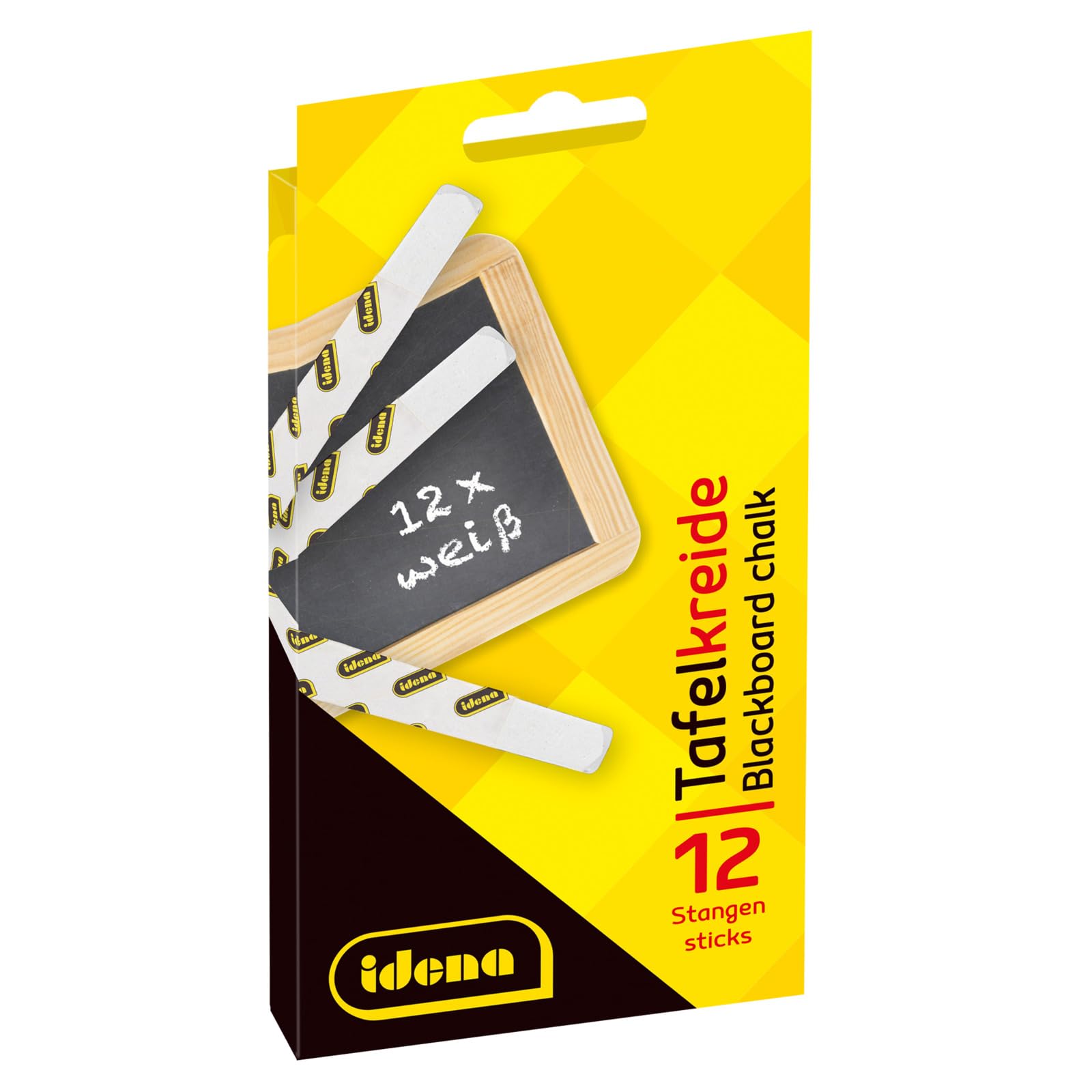 Chalk, Pack of 12, Folding Box White