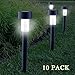 Cellay Solar Powered LED Garden Lights [ 10 PACK ] Perfect White Light Design, Garden Pathways Landscape Night Lighting
