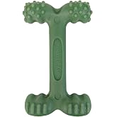 Nylabone Power Chew Easy Hold Bone Dog Chew Toy, Bacon Flavor, Large | Teeth-cleaning textures, easy to hold, durable dog toy for aggressive chewers up to 50 lbs, discourages destructive chewing