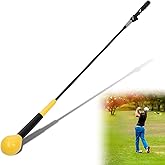 Swing Trainer Aid Gold Flex Strength and Tempo Trainer, 48-Inch Practice Stick Tool Training Equipment for Improving Rhythm,