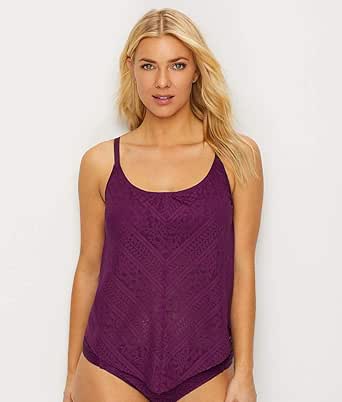 Bleu Rod Beattie Chic Peek Underwire Tankini Top D-Cups at Amazon Womenâs Clothing store