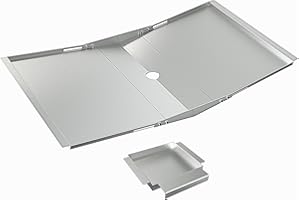 Pariplus Universal Grease Tray with Catch Pan - Dyna Glo Grill Replacement Parts, Adjustable 24"-30" Drip Pan for 4/5 Burner Gas Grill Models from Nexgrill, Dyna-Glo, Expert Grill, Kenmore, BHG & More